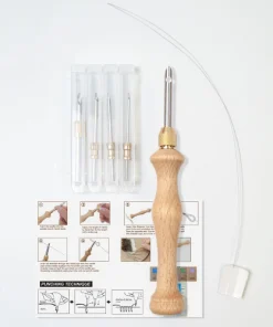 نیدل پانچ پنج سوزنه با دسته چوبی 17