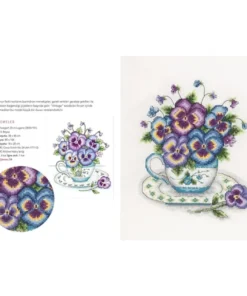 کتاب شماره دوزی Kanaviçe Çiçeklerin Güzelliği 27