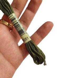 نخ دمسه فرانسه کد 3051 3 نخ گلدوزی دمسه-کد 3051