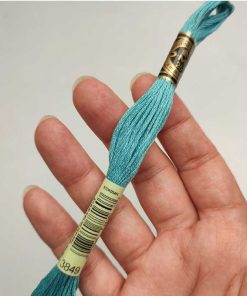 نخ دمسه فرانسه کد 3849 3 نخ گلدوزی دمسه-کد 3849