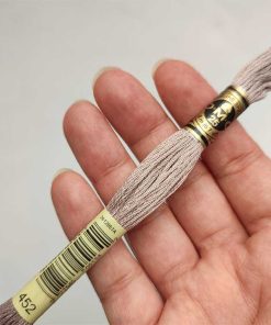 نخ دمسه فرانسه کد 452 3 نخ گلدوزی دمسه-کد 452