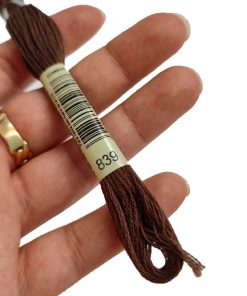 نخ دمسه فرانسه کد 839 3 نخ گلدوزی دمسه-کد 839