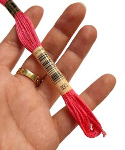 نخ دمسه فرانسه کد 893 3 نخ گلدوزی دمسه-کد 893