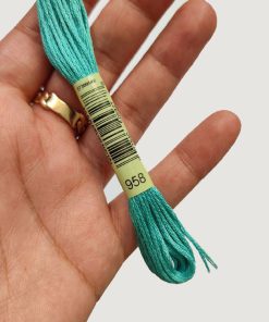 نخ دمسه فرانسه کد 958 3 نخ گلدوزی دمسه-کد 958