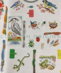 کتاب شماره دوزی Kanaviçe Mini Motifler Doğa 24