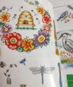 کتاب شماره دوزی Kanaviçe Mini Motifler Doğa 22