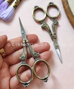 قیچی گلدوزی انزو طرح لوتوس کلاسیک