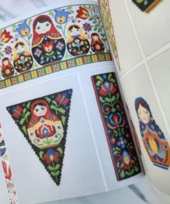 کتاب شماره دوزی Kanaviçe Folk Art Çiçekler 23
