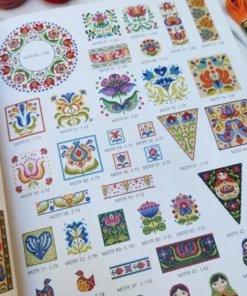 کتاب شماره دوزی Kanaviçe Folk Art Çiçekler 35