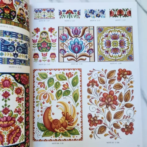 کتاب شماره دوزی Kanaviçe Folk Art Çiçekler 15