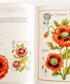 کتاب شماره دوزی Kanaviçe Çiçeklerin Güzelliği 21