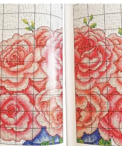 کتاب شماره دوزی Kanaviçe Çiçeklerin Güzelliği 19