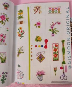 کتاب شماره دوزی Kalpler Kuşlar Çiçekler 6