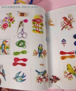 کتاب شماره دوزی Kalpler Kuşlar Çiçekler 8