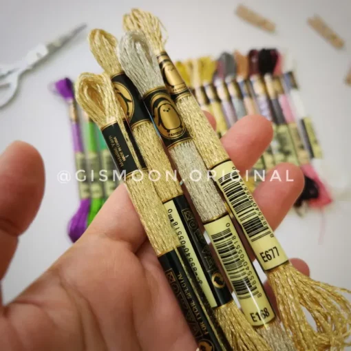 پک 24 عددی نخ متالیک پنگوئن