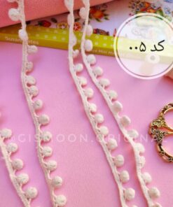 نوار کتان قلاب بافی