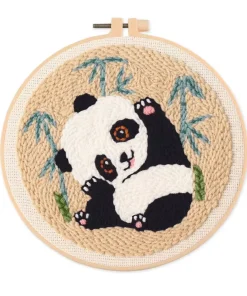 پک لوازم پانچدوزی برای مبتدیان طرح پاندا 11