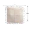 رومیزی خام مربع با پارچه الیاف طبیعی 11