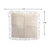 رومیزی خام مربع با پارچه الیاف طبیعی 7