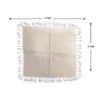 رومیزی خام مربع با پارچه الیاف طبیعی 9