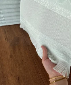 حوله شماره دوزی تُرک برند sara رنگ سبز روشن