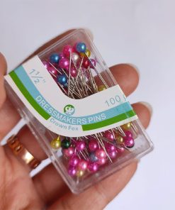 سوزن ته گرد رنگی بسته 100 عددی