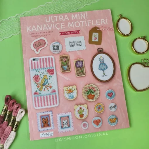 کتاب شماره دوزی Ultra Mini Kanaviçe Motifleri 1